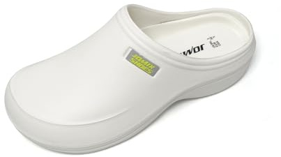JOMIX Sabot Medical Femme Sabot Orthopédique Femme Sabots Femmes Chaussure de Jardin pour Femme (Blanc, 37 EU)