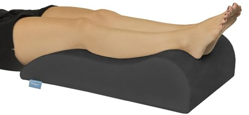 XDREAM Venenkissen zur Hochlagerung der Beine | ergonomisch geformt |hat eine stützende und entlastende Funktion | Abnehmbarer und waschbarer Bezug | Öko-Tex Zertifiziert | grau