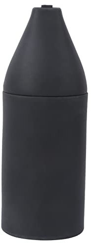 MAGICLULU Black Silicone Squeeze Bottle Leak-Proof Refillable Travel Container for Hand Soap Lotion Shampoo Portable Dispenser for Creams and Serums