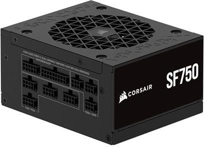 CORSAIR SF750 (2024) Fully Modular SFX Low Noise 80 Plus Platinum Power Supply – ATX 3.1 Compliant – PCIe 5.1 Ready – Small Form Factor – SFX-to-ATX Bracket Included – Black