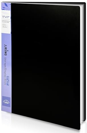 JJRING Kunstmappe, Schwarz, 11 * 17, 11 x 17 Portfolio