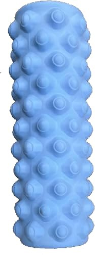 Foam Roller Deep Tissue Massage Trigger Point Muscles Therapy Physio Yoga Roll Muscle Massager Back Exercise Home Gym Fitness Legs, Calf, Pilates, Runners (Sky Blue)