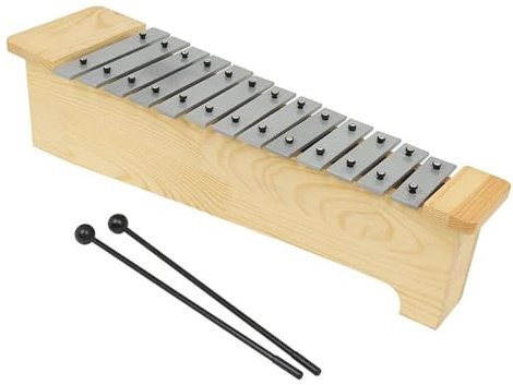 Xylophon-Instrument Für Erwachsene 13-Ton-Xylophon Mit Hoher Tonhöhe Handklopfendes Metall-Xylophon Kastenförmiges Xylophon Für Aufführungsinstrumente