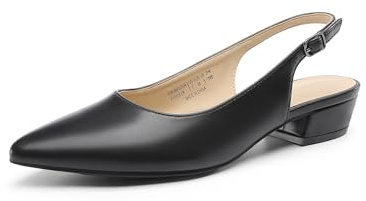 DREAM PAIRS Women's Block Heel Kitten Heel Pumps | Pointed toe, Versatile style, Block heel, All-day comfort, Breathable, Stable Footing, Versatile Style