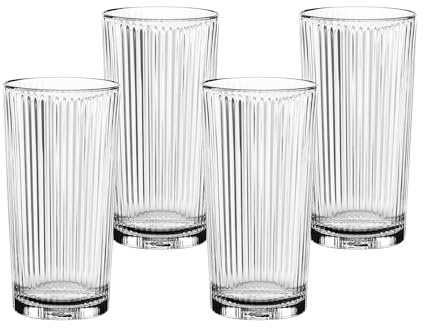 Nachtmann Trinkgläser 4er Set, 370 ml, Aperitivo, 106513, Tumbler aus Kristallglas, Whisky Gläser spülmaschinenfest, Klar