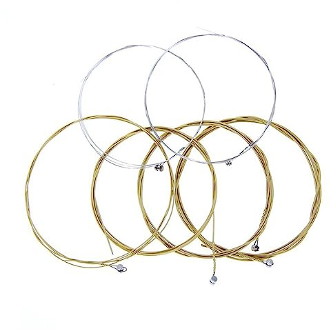 VICASKY 6 Stück Langlebige Folk Gitarrensaiten Aus Phosphorbronze Für Akustikgitarre Mit Standardspannung Für Geschenk Und Täglichen Gebrauch
