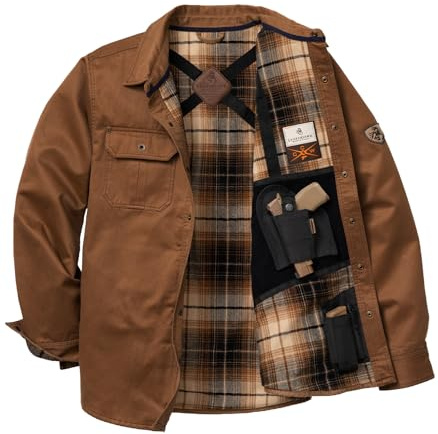 Legendary Whitetails Men's Conceal and Carry Journeyman Shirt Jacket Jacket