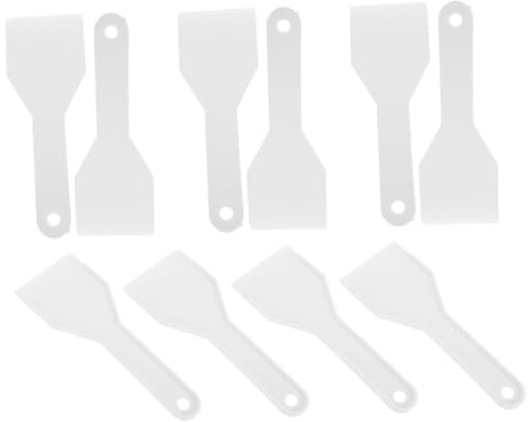 ULTECHNOVO 10piezas Pala de Deshielo Reutilizable de Herramienta para Descongelar el Congelador Raspador de Hielo para Coche para Limpiar Escarcha Cocina o Garaje
