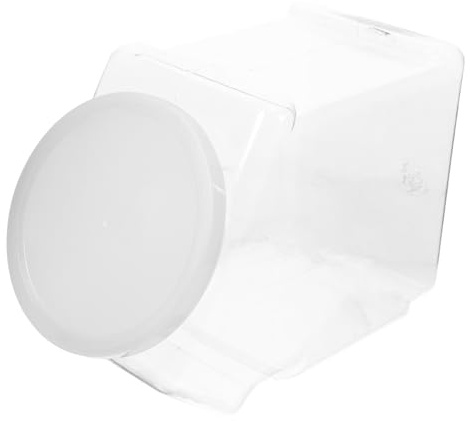 MAGICLULU Barattolo Plastica Trasparente Con Tappo Ermetico Contenitore Riutilizzabile Antigoccia Anticaduta Per Caramelle Biscotti Dolci Confetture Materiale Alimentare Sicuro