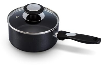 BEKA Casserole + couvercle verre Pro Induc en aluminium avec revêtement céramique 16 cm - 1.2 litres