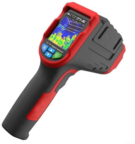 NF-521 Telecamera termocamera a infrarossi con display TFT LCD da 2,4 pollici, risoluzione IR 320x240, gamma da -10 °C a 400 °C, Lig visibile