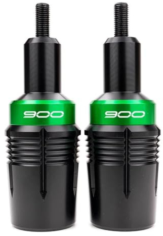 Deslizador Accesorios para Motocicleta: Protector De Escape, Protector contra Caídas, Motor, Protectores Chasis para para Z900 Topes Anticaida(Verde,X-2)