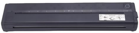Dpofirs Tragbarer Thermodrucker, Kabelloser Bluetooth-Tintenlosdrucker, mit Halterung, Unterstützt 8,5 X 11 Zoll Letter und 2–8,5 Zoll Papierbreite, für Home-Office-Reiseauto (Black)