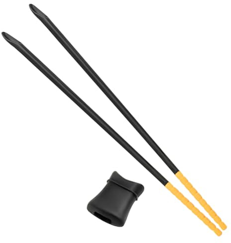 Housoutil Palillos Chinos Personalizados Seguridad y de Silicona Resistentes al Calor , Extra Largos y Lavables para Cocinar y Comer Hot Pot