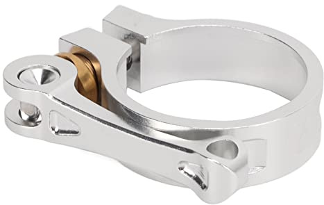 KIMISS Collier de Tige de Selle à Dégagement Rapide pour Vélos Pliants - Collier de Serrage de Tige de Selle de Vélo de 41 Mm en Alliage d'aluminium CNC - de Serrage de de en Alliage d'aluminium