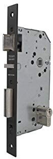 Tesa 2030t - Cerradura reversible derecha sin bombillo 60mm negro