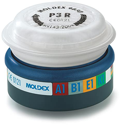Moldex Kombifilter A1B1E1K1 P3 R für Serie 7000 und 9000 Easy Lock, 2 Stück, 9430 12