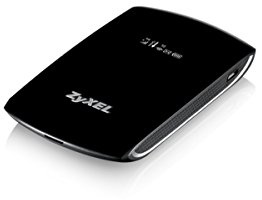 Zyxel 4G LTE-A Portable 802. 11ac Hotspot Router Cat6 300Mbps Carrier Aggregation, 2800mAh battery [WAH7706]