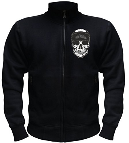 Spaß Kostet Männer Sweatjacke United we stand moshpit crew oldschool front records merch