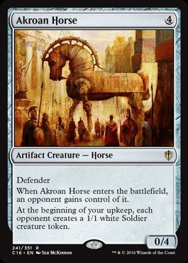 Magic: the Gathering - Caballo Akroan (241/351) - Commander 2016