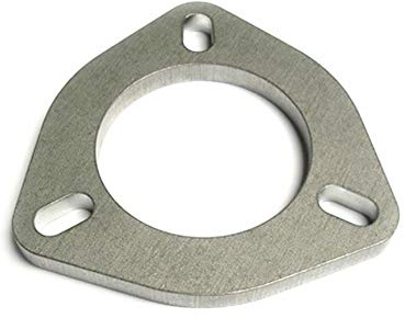Universal KAT Schweiß Flansch 60mm Auspuff Verbinder Edelstahl Katalysator Hosenrohr Turbo Verbindungsflansch 3 Loch