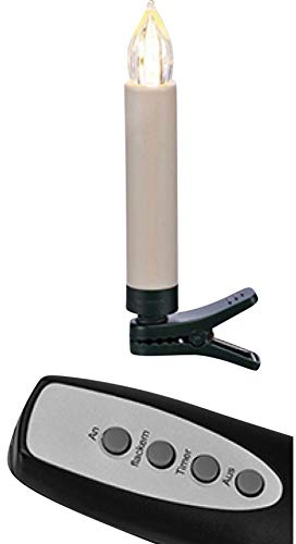 Haushalt International 20 LED Kerzen mit Fernbedienung und Auto Timer