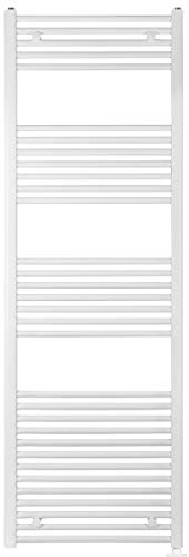 anapont elektrischer Badheizkörper - weiß gerade - mit AN/AUS - Schalter - Handtuchheizkörper - Badheizung elektrisch - Handtuchheizung - Made in Germany