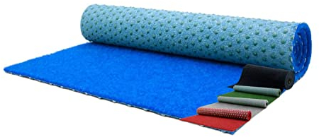 MadeInNature Moquette d'extérieur ou d’intérieur, Dimensions et Couleurs au Choix, Tapis Type Gazon Artificiel - pour Jardin, terrasse, Balcon, revêtement de Sol Outdoor (100 x 200 cm, Bleu)