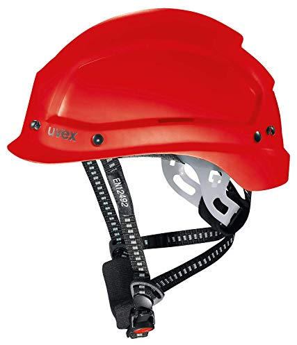 Uvex pheos Alpine 9773350 - Schutzhelm für die Baustelle - Bauhelm für Erwachsene - Bergsteigerhelm - Rot
