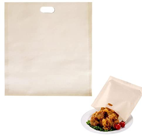 Sacchetto per tostapane riutilizzabile - Sacchetti per tostapane al formaggio grigliato resistenti al calore antiaderenti | Sacchetti tostapane per panini, pollo, , Panini Huiba