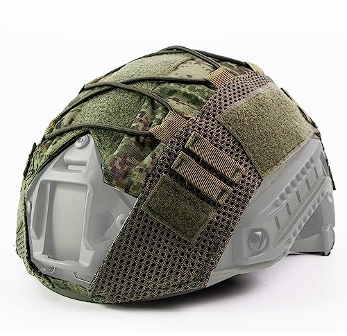 Booiu Tactical Helmet Cover,Fast Helmet Cover - Enhanced Protection for Fast Helmets in Size M/L