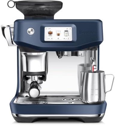 Breville Barista Touch Impress Espresso Machine BES881DBL, Damson Blue