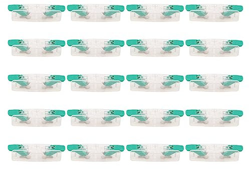 Baxnore 20PCS H61G Wire Connector, High Temperature Resistant Red Copper Inline Electrical Connector, Electrical Terminal Block for Electrical Controls