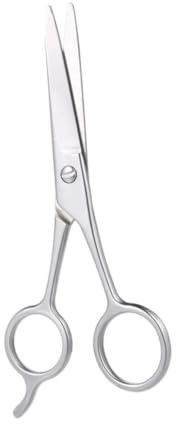 VICASKY Forbici Per Barba Forbici Per Parrucchiere Forbici In Acciaio Inossidabile Accessorio Per La Cura Della Barba Forbici Per Sopracciglia Argento