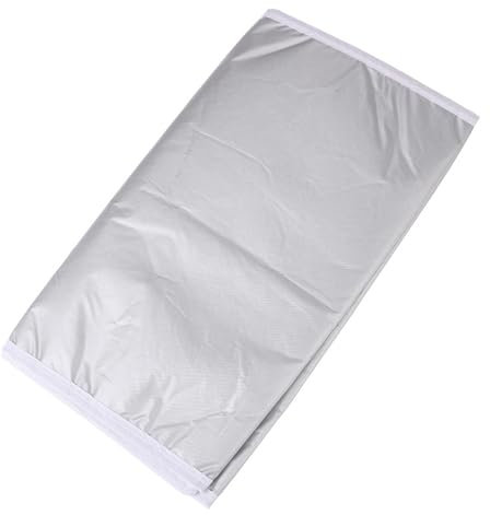 HDOYTXXM Durabilidad Cubiertas de tabla de planchar de poliéster con revestimiento de plata para cojines de hierro Proteger la tabla de lavandería del calor Cubiertas de planchado
