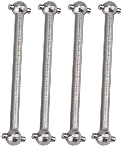 Generic Arbre D'entraînement en Os de Chien en Métal Solide et Durable pour Pièces de Voiture 1/18 RC, Haute Précision et Haute efficacité pour Améliorer Le Plaisir de Contrôle, 4 Arbres