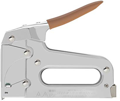 Arrow T25 Heavy Duty Staple Gun for Low Voltage Cables and Wires up to 1/4-Inch Diameter - Silver