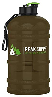 Peak Supps 2.2 Litre Water Bottle - EASY POP CAP - BPA Free