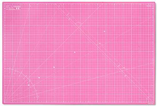 Elan Base de Corte A1 Autocicatrizante Rosa, Tabla de Corte 90x60 CM, Tabla Cortar Costura, Base de Corte A1, Protector Mesa Manualidades de 5 Capas