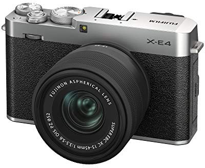 FUJIFILM Mirrorless Digital Camera FUJIFILM X-E4 Lens Kit Silver (XC15-45) F X-E4LK-1545-S