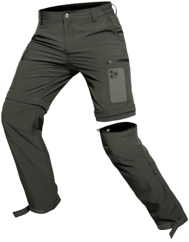 Hiauspor Herren Zip Off Wanderhose 3-in-1 Trekkinghose