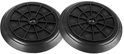 BATOCA Polierscheibe 2 Stücke Set 125mm,Montage von Schaumstoffscheiben-Wollpads,Klett Pad Polierscheibe Für Auto Akku Poliermaschinen S2.