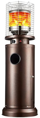 Chauffage et cuisinière à gaz 2 en 1, cuisinière à gaz pour tente extérieure et chauffages de camping portables avec tuyau + réducteur de pression pour la pêche sur glace, la survie, la randonnée
