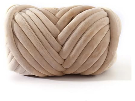 GSJNHY Sperrige Armstricken Wolle 1 kg Super-Samt-Grobgarn, Dicker, sperriger Riesenfaden, weiße Tasche for Handstricken, gewebt, DIY, Arm, weich, große Decke, Teppich (Color : 17)