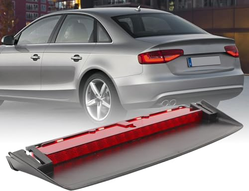 MangWany Luz de freno para limusina/furgoneta A4 S4 2008 – 2015, cristal rojo, centrado superior, 8K5 945 097 8K5945097