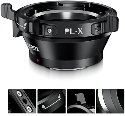 VILTROX PL-X Objektivadapter, Objektivkonverterring Adapterring für Kameraobjektivhalterung Kompatibel mit PL-Objektiv zu Fuji X-Mount Kameras X-Pro1/X-Pro2/X-E1/X-E2/X-E2s/X-E3/X-H1/X-T1/X-T2/X-T3