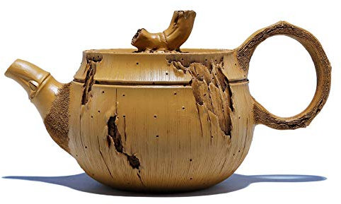 IUBGFTO Tetera de té para Estufa, 230 ml, Hecha a Mano, Tetera de Arena Morada, Forma Creativa, Olla de Arena Morada, Juego de té Chino, Juego de té para el hogar, teteras para Estufa (A 230 ml)