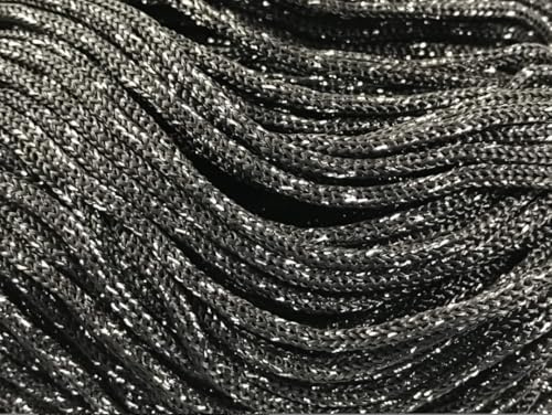 SWAN BLACK GLITTER THAI CORDINO 500G (NERO/ARGENTO)