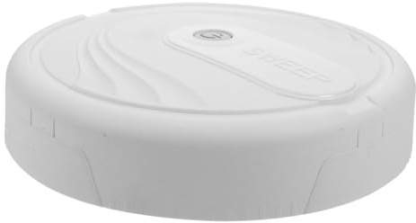 Yardenfun Robot Aspirateur Simulé Écologique et Rechargeable pour Garçon Fille de Rôle Blanc sans Batterie Nettoyeur de Sol Artificiel Mobile