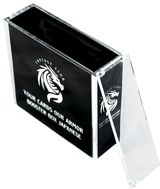 FANTASY CLUB | Akryllåda för Japanska Booster 30 Paket, 5 Kort per Paket | Ultratjock akryl 8+5mm med starka magneter och 99+% UV-skydd | Förbättra din samling